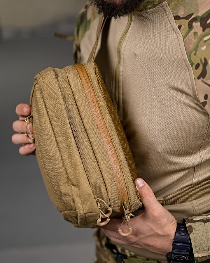 Тактичний поясний сумка laberis койот - Зображення 8