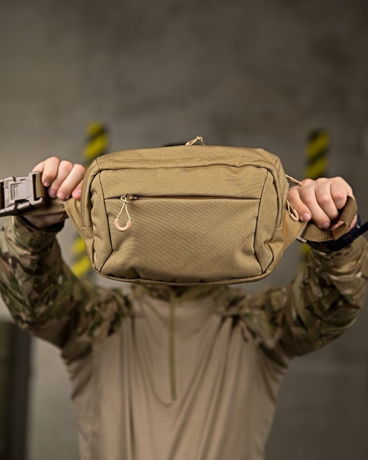 Тактичний поясний сумка laberis койот - Зображення 2