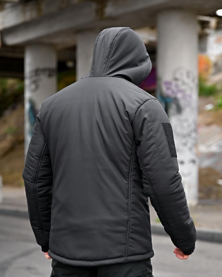 Зимова тактична куртка гур omniheat чорна - Зображення 2