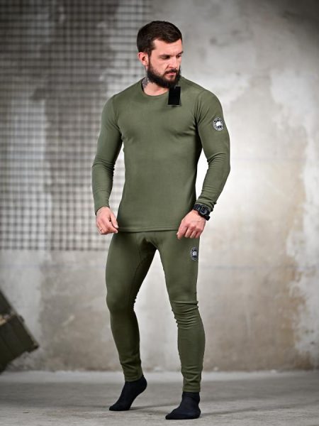 Зимова чоловіча термобілизна canada goose олива