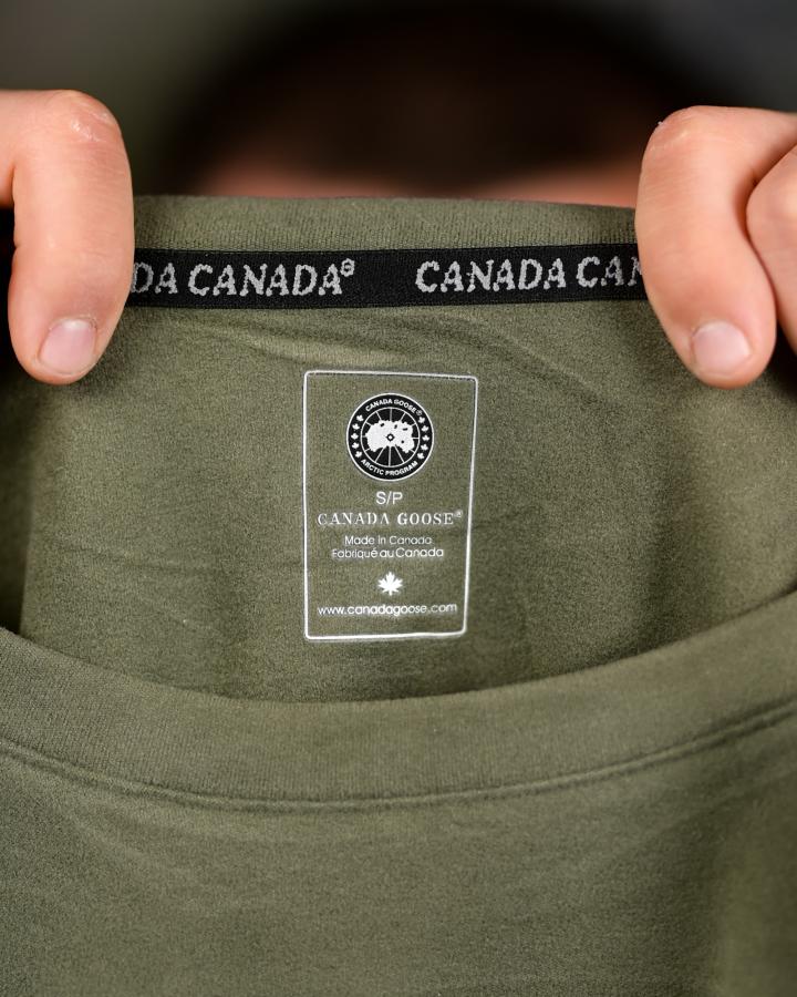 Зимова чоловіча тормобілизна canada goose олива - Зображення 3