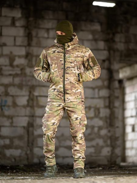Зимовий тактичний костюм 7.62 мультикам