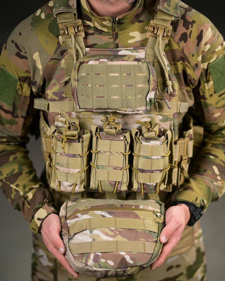 Плитоноска attack 4 точки швидкий скидання з нашивником - Зображення 8