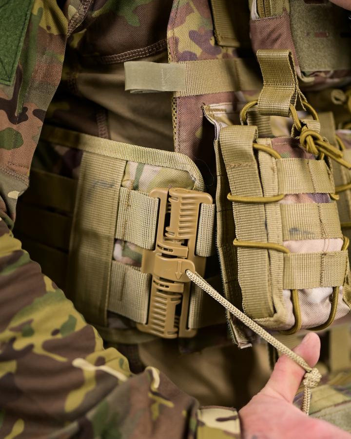 Плитоноска attack 4 точки швидкий скидання з нашивником - Зображення 7