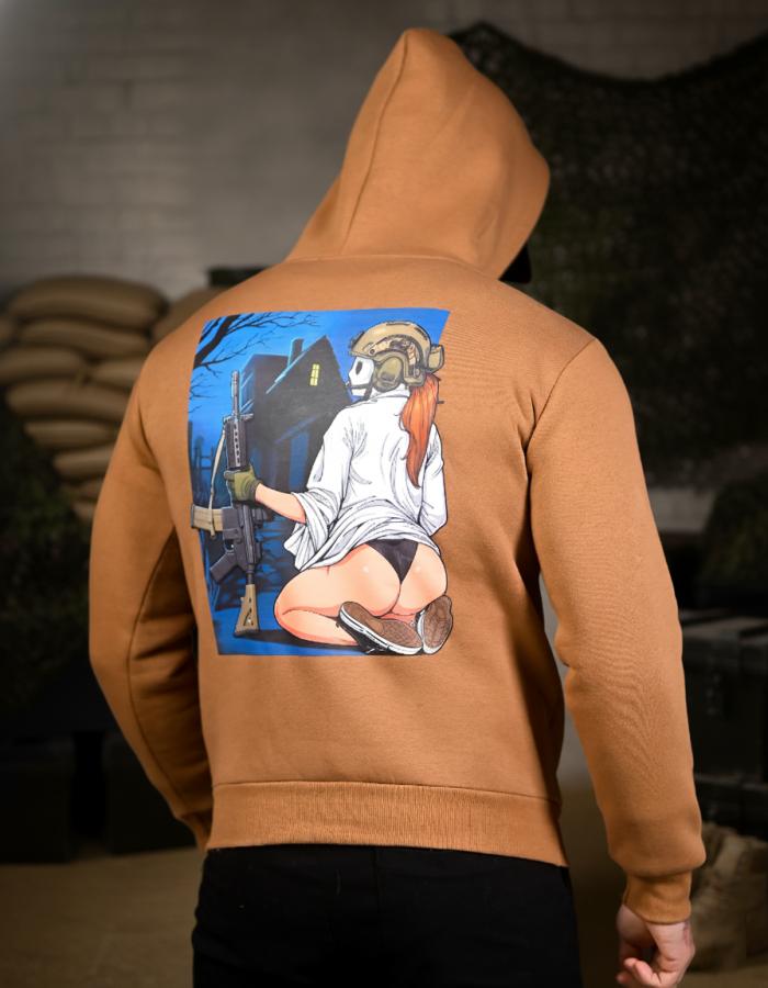 Мілітарі худі на флісі genesis girl - Зображення 2