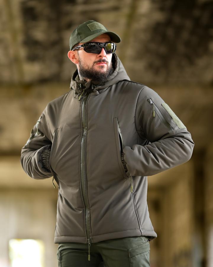 Зимова тактична куртка гур omniheat олива