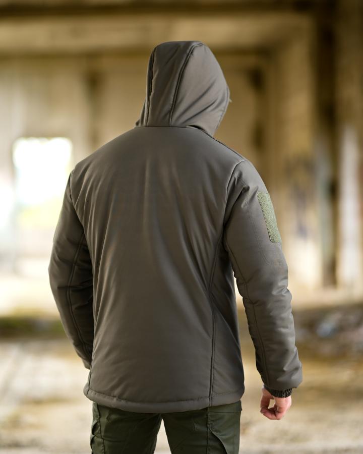 Зимова тактична куртка гур omniheat олива - Зображення 3