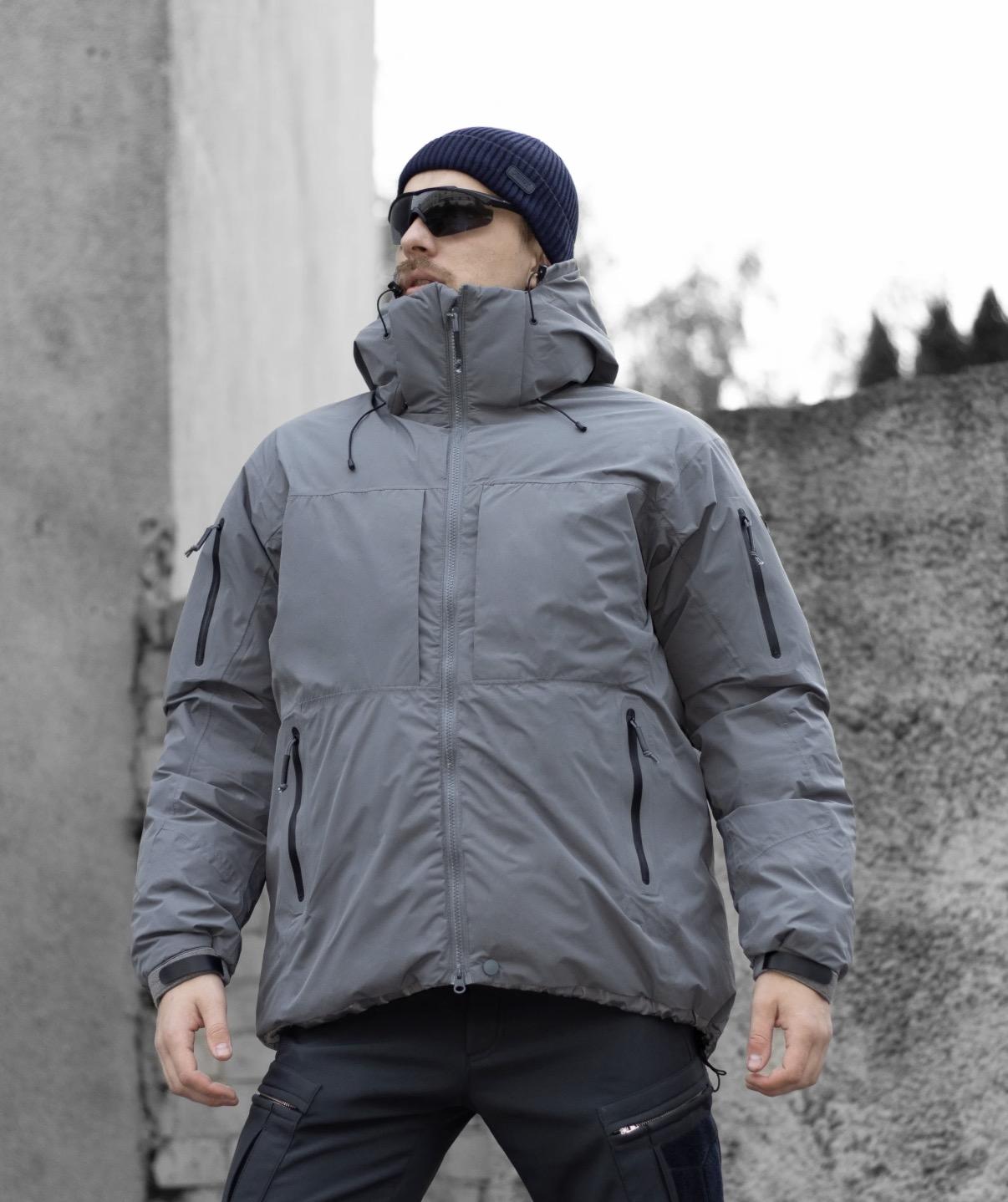 Зимова тактична куртка на пуху, Call Dragon®️ SQG 5 Grey (сіра)