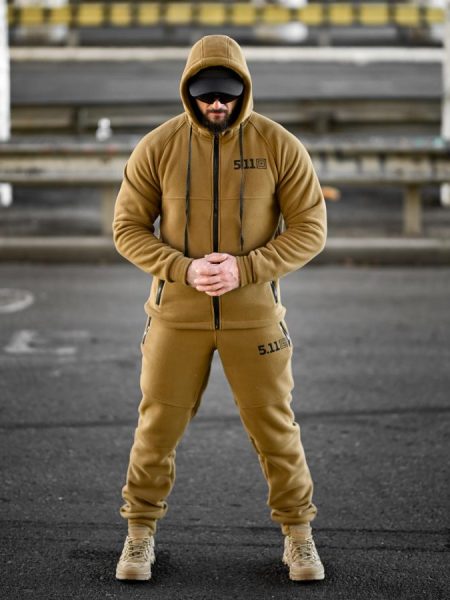 Зимовий флісовий костюм 5.11 кайот