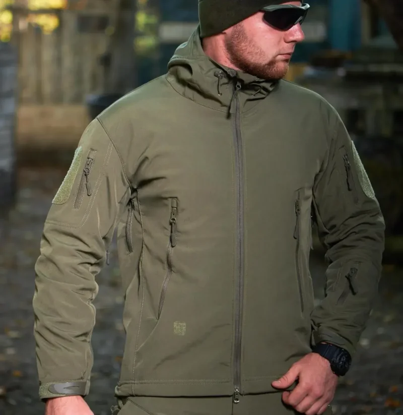 Тактичний костюм Soft Shell  Olive - Зображення 9