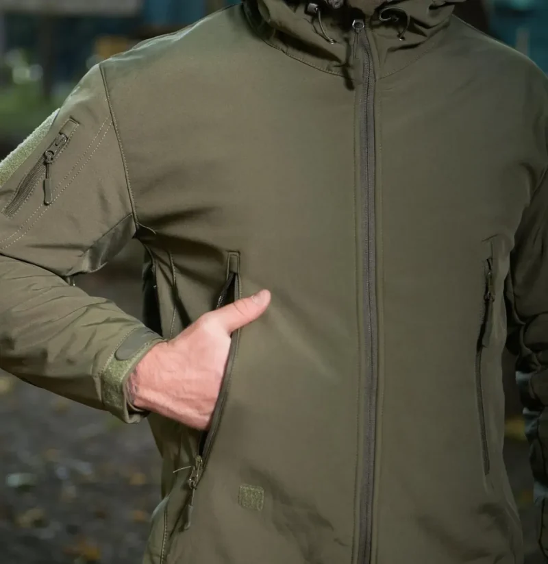Тактичний костюм Soft Shell  Olive - Зображення 8