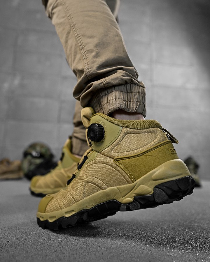 Тактичні черевики на автошнурівці койот - Зображення 7
