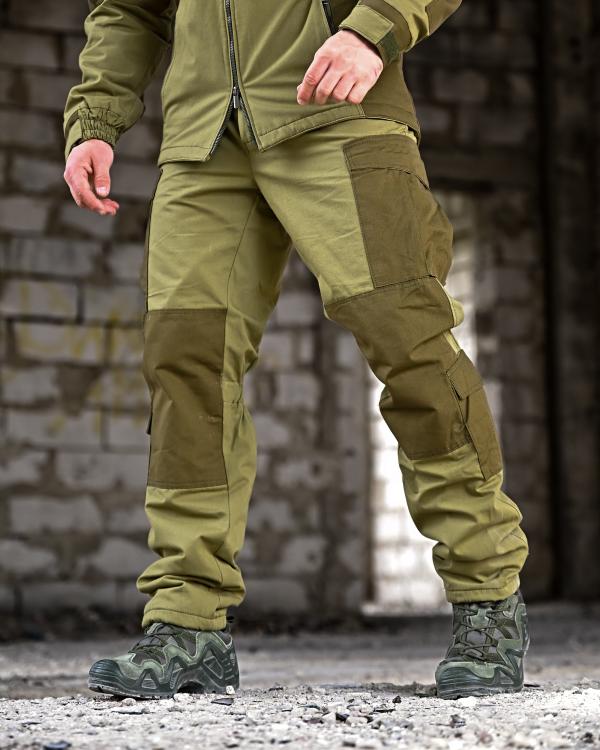 Зимовий тактичний костюм гірка retouch на флісі олива - Зображення 3