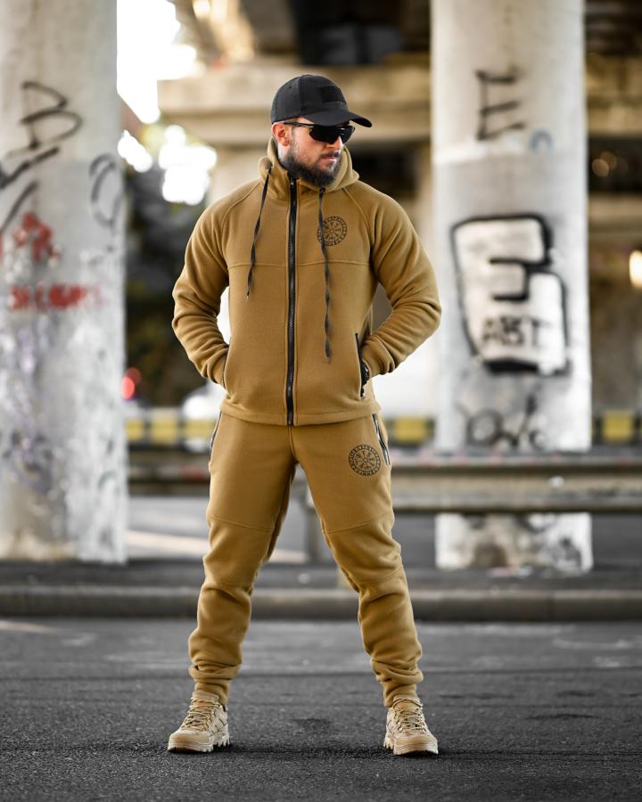 Зимовий флісовий костюм руни кайот - Зображення 5