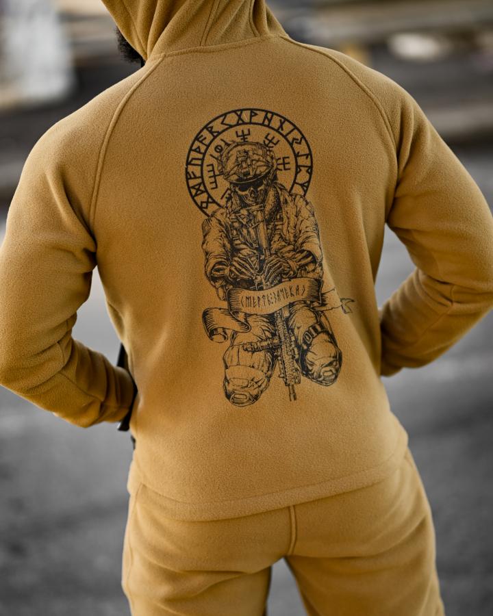 Зимовий флісовий костюм руни кайот - Зображення 2