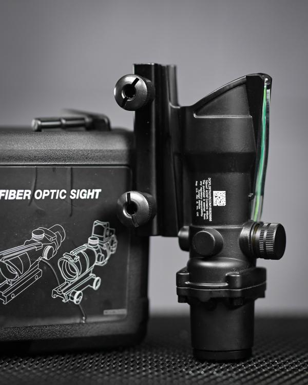 Оптичний коліматорний призматичний приціл trijicon acog на ак - Зображення 4