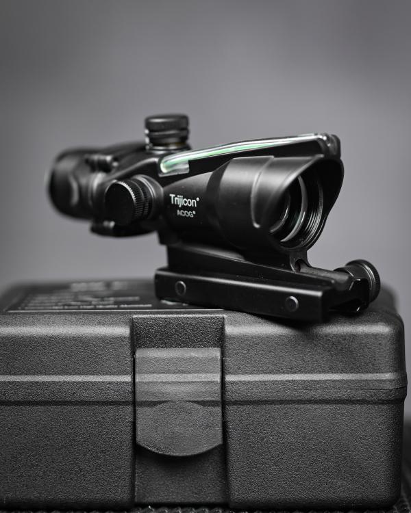 Оптичний коліматорний призматичний приціл trijicon acog на ак - Зображення 2