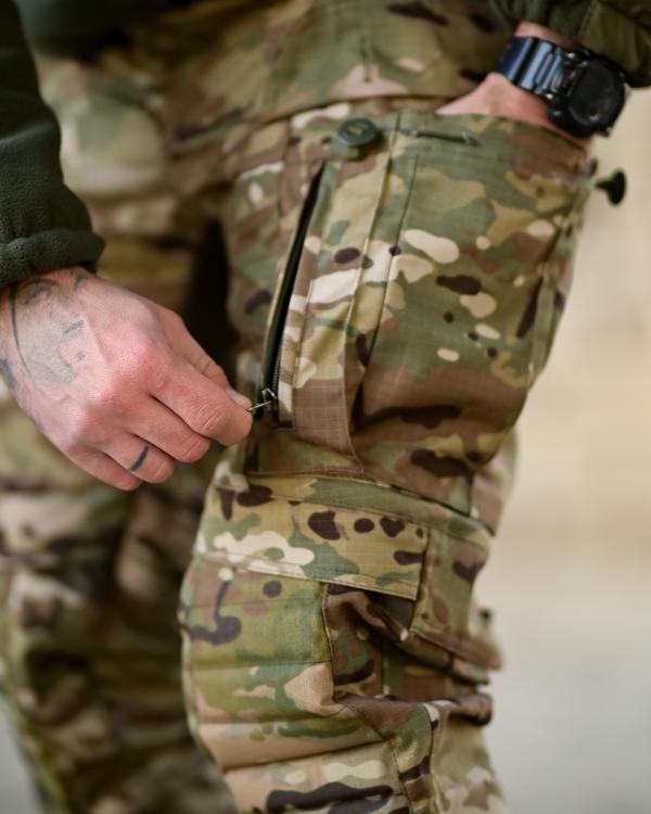 Зимові штурмові тактичні штани tomahawk tactical мультикам - Зображення 5