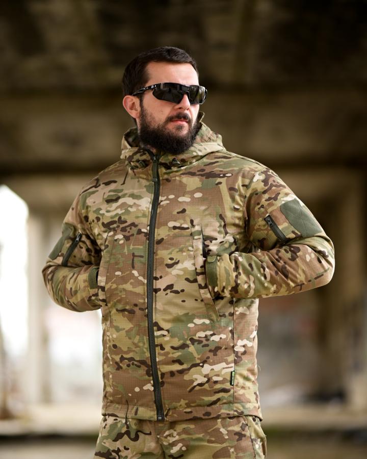 Зимова тактична куртка 7.62 omni-heat мультикамматеріал: - Зображення 6