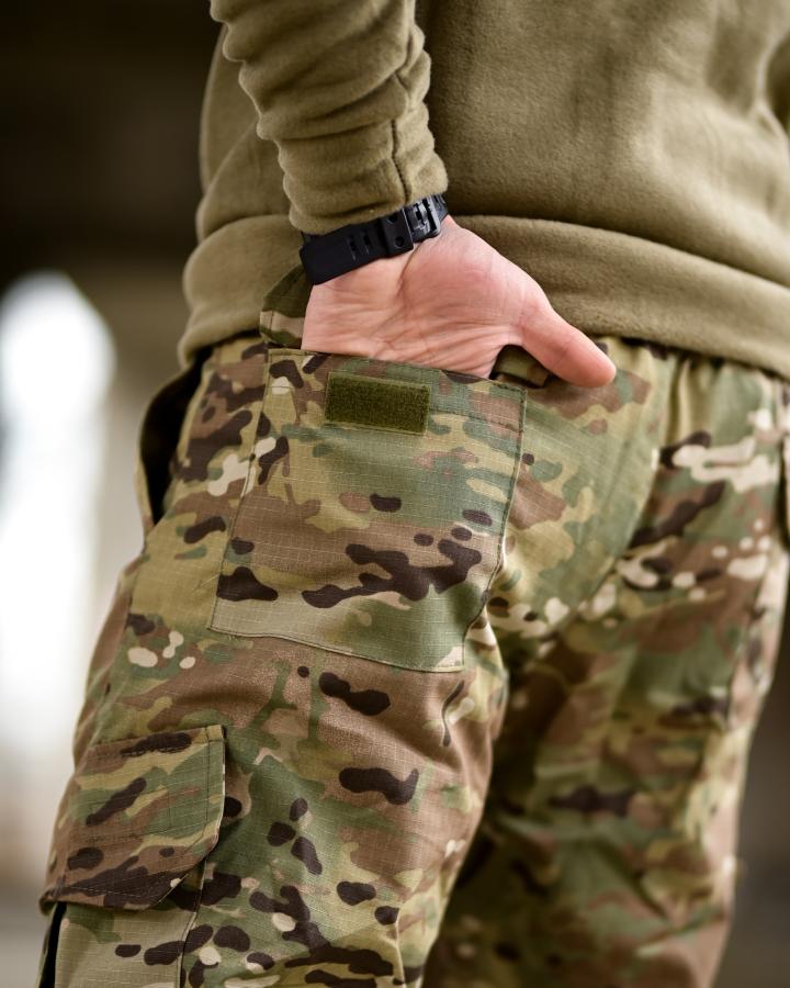 Зимові тактичні штани джогери на флісі мультикам - Зображення 7