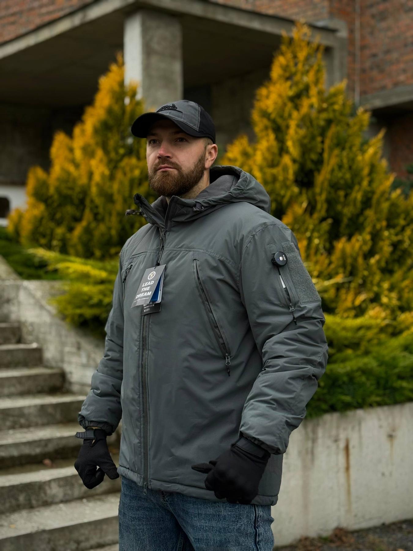 Тактична військова Утеплена G-Loft куртка Call Dragon 2.0 Tactics Armor Grey - Зображення 7