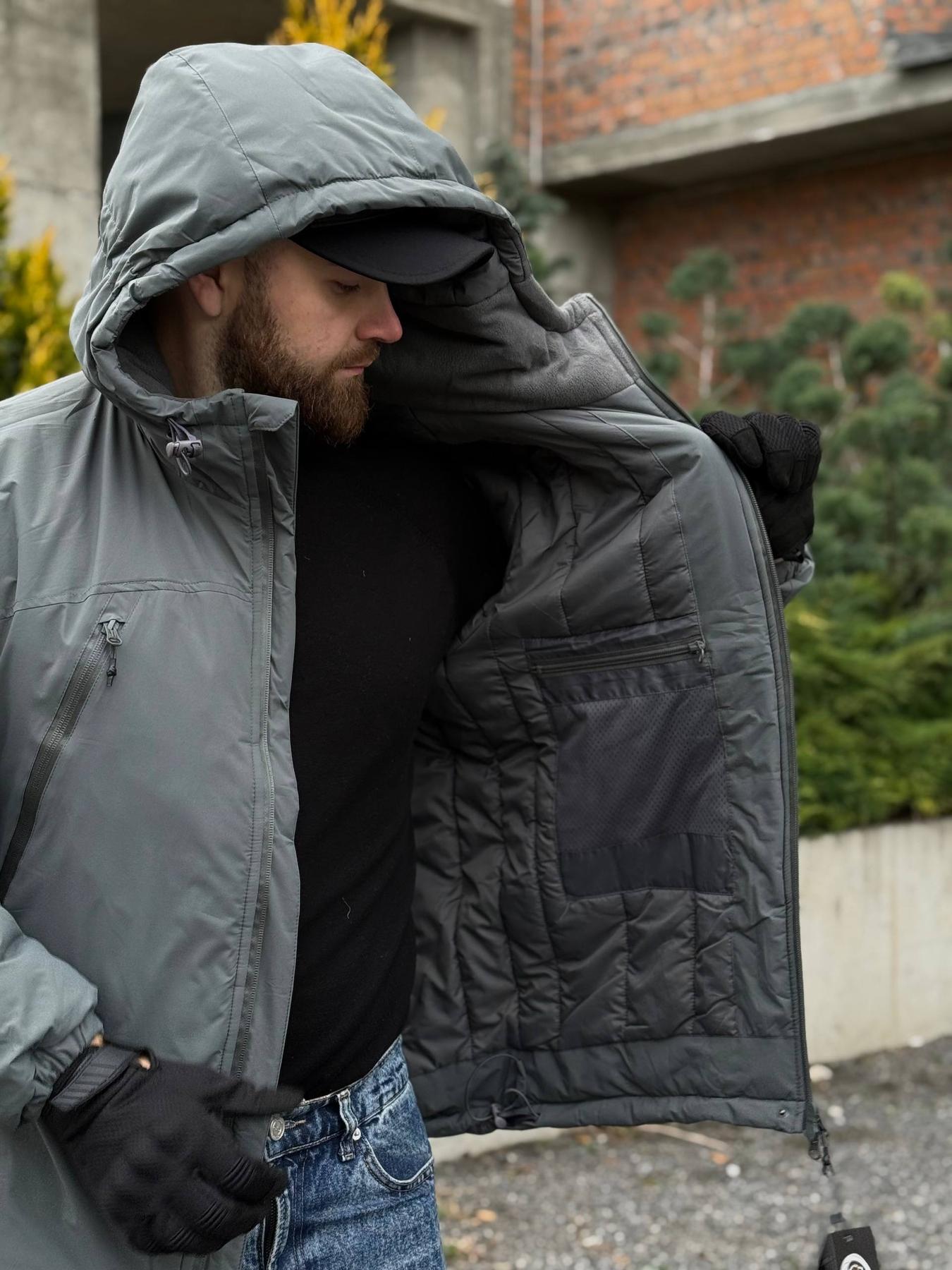 Тактична військова Утеплена G-Loft куртка Call Dragon 2.0 Tactics Armor Grey - Зображення 2