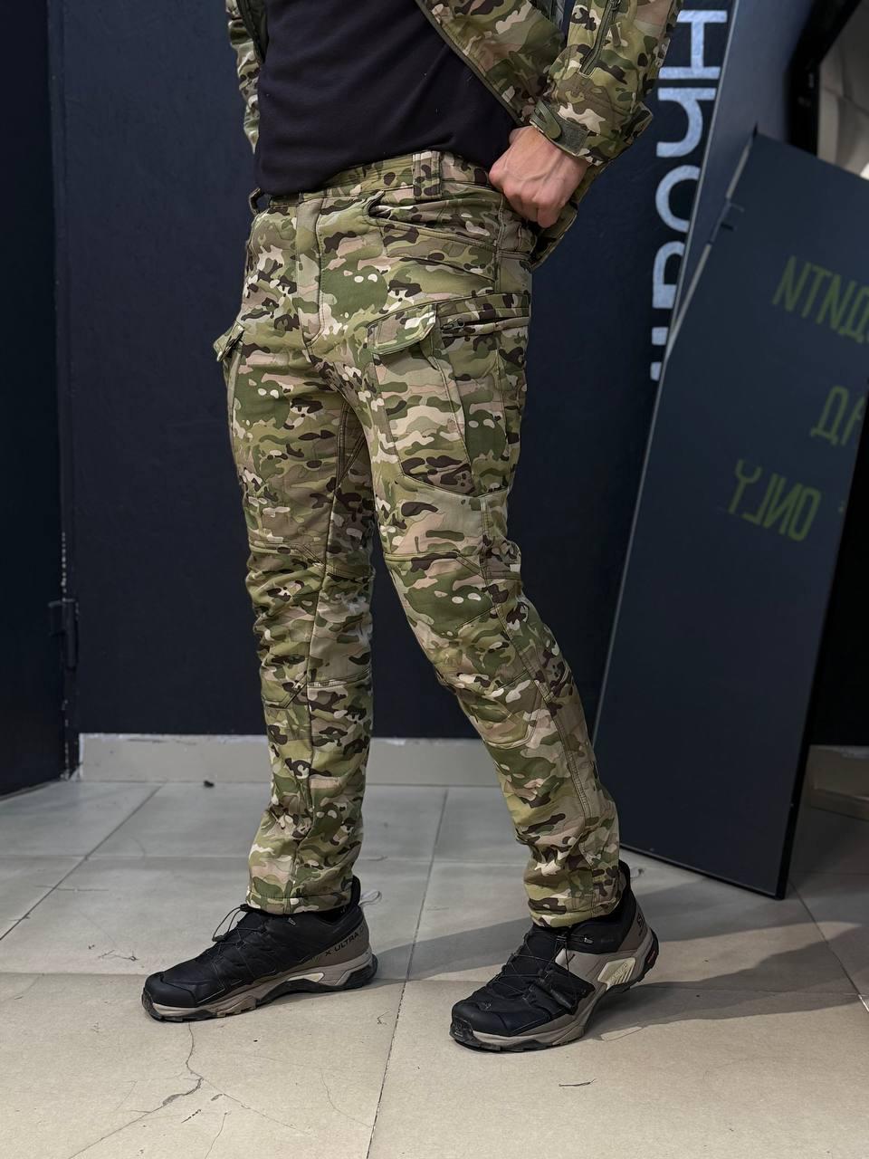 Костюм Утеплений Soft Shell Мультикам на флісі Qutdoor Equipment - Зображення 3