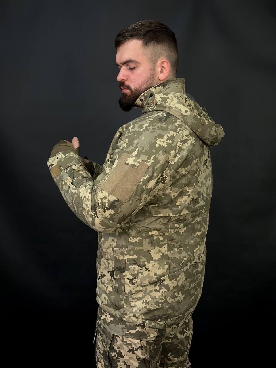 Тактична військова тепла зимова куртка Call Dragon 3.0 на Omni Heat Піксель - Зображення 12