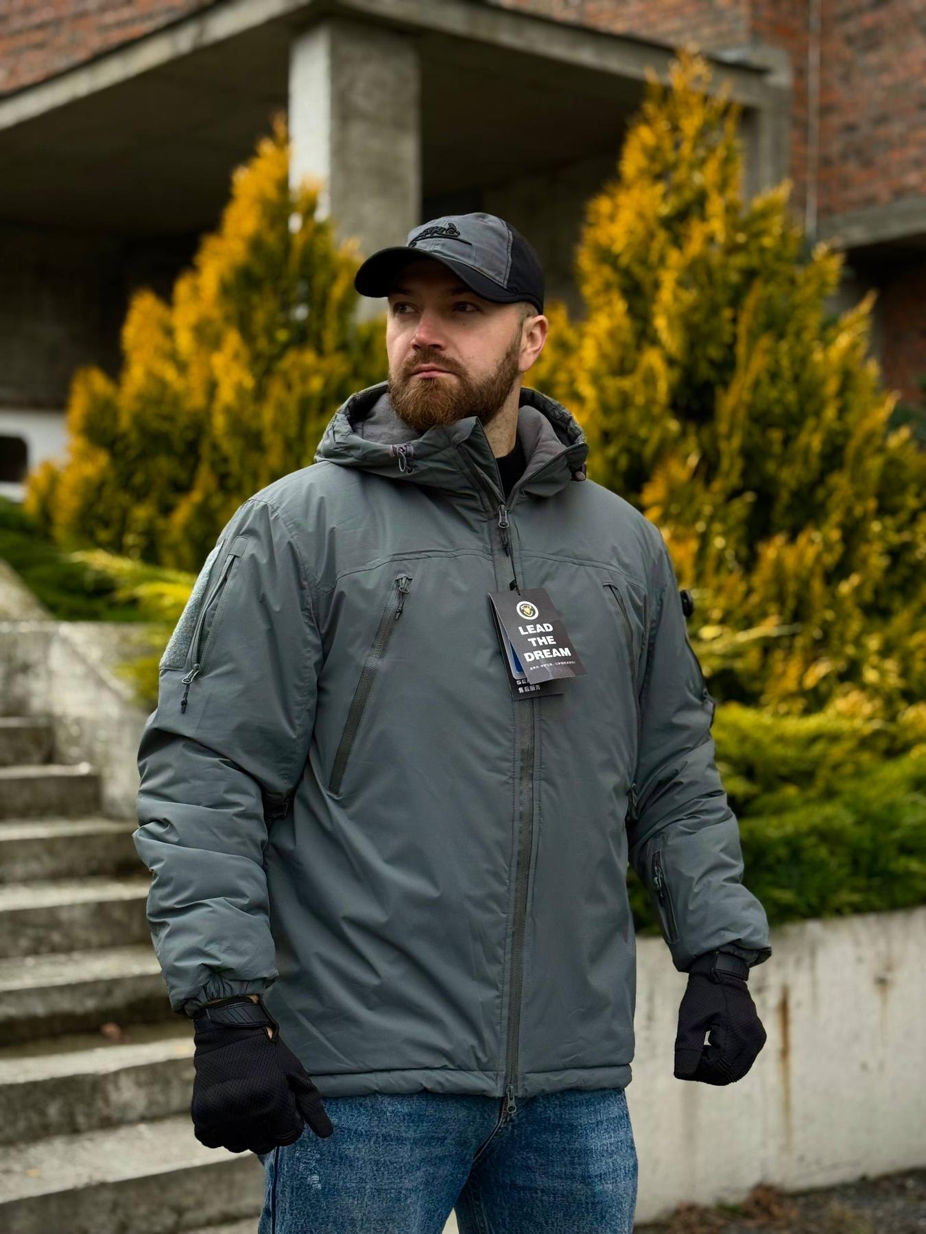 Тактична військова Утеплена G-Loft куртка Call Dragon 2.0 Tactics Armor Grey