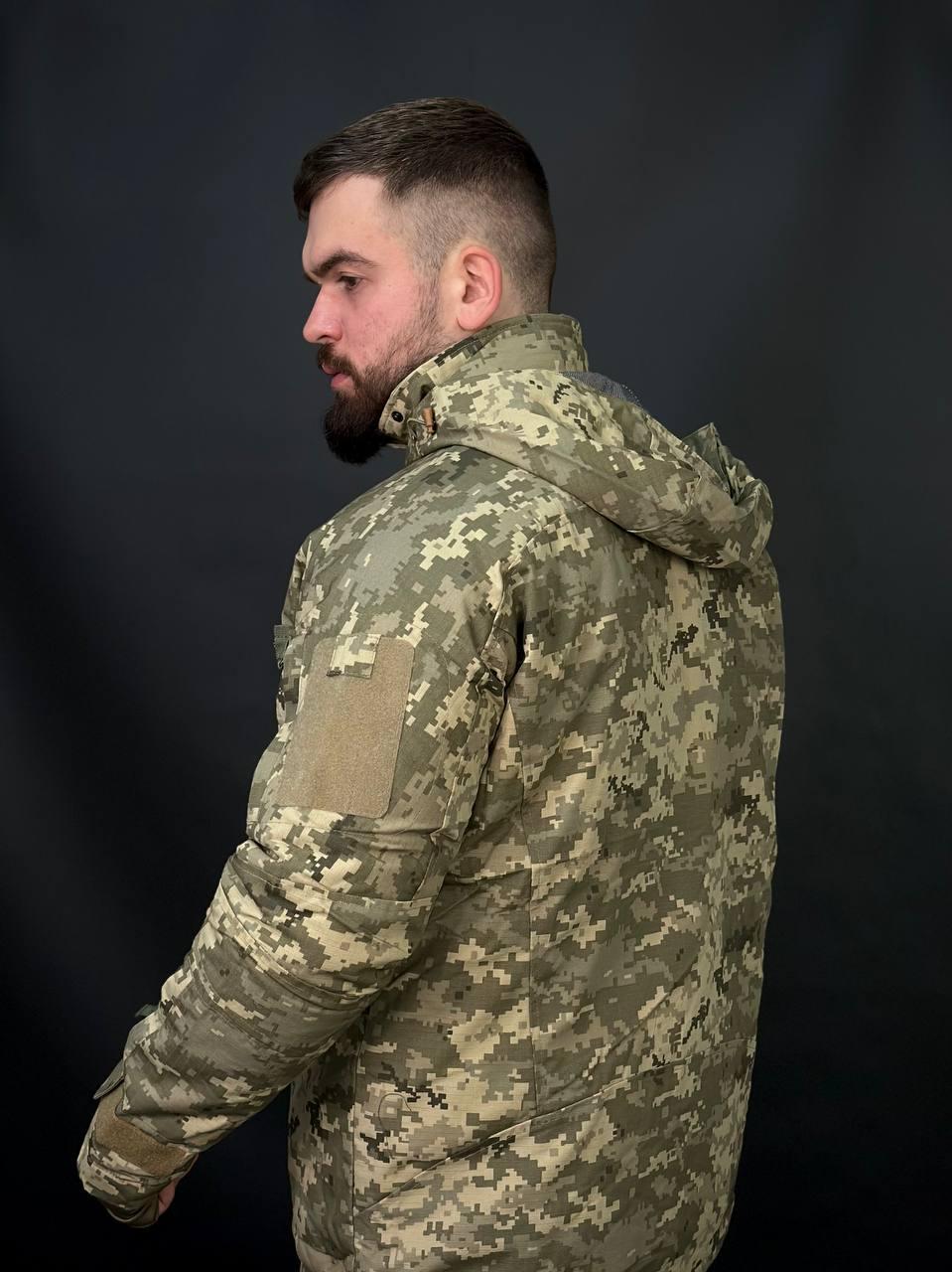 Тактична військова тепла зимова куртка Call Dragon 3.0 на Omni Heat Піксель - Зображення 4