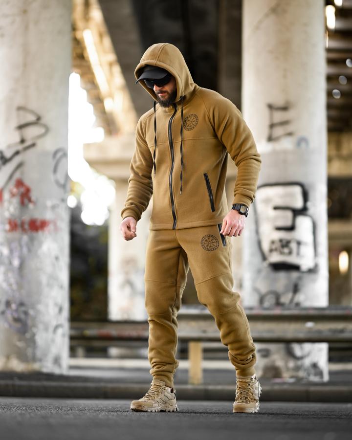 Зимовий флісовий костюм руни кайот - Зображення 6