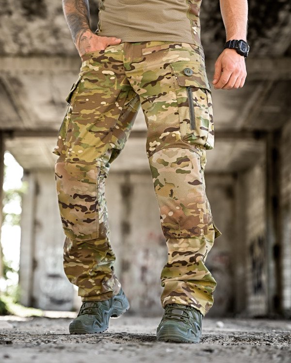 Шурмові тактичні штани agesis мультикам