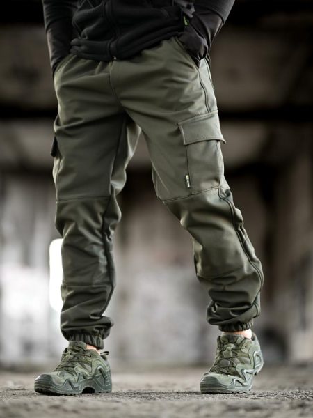 Тактичні штани джогери олива