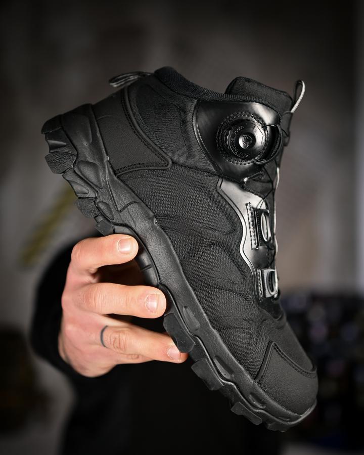 Тактичні черевики на автозав'язці чорні - Зображення 5