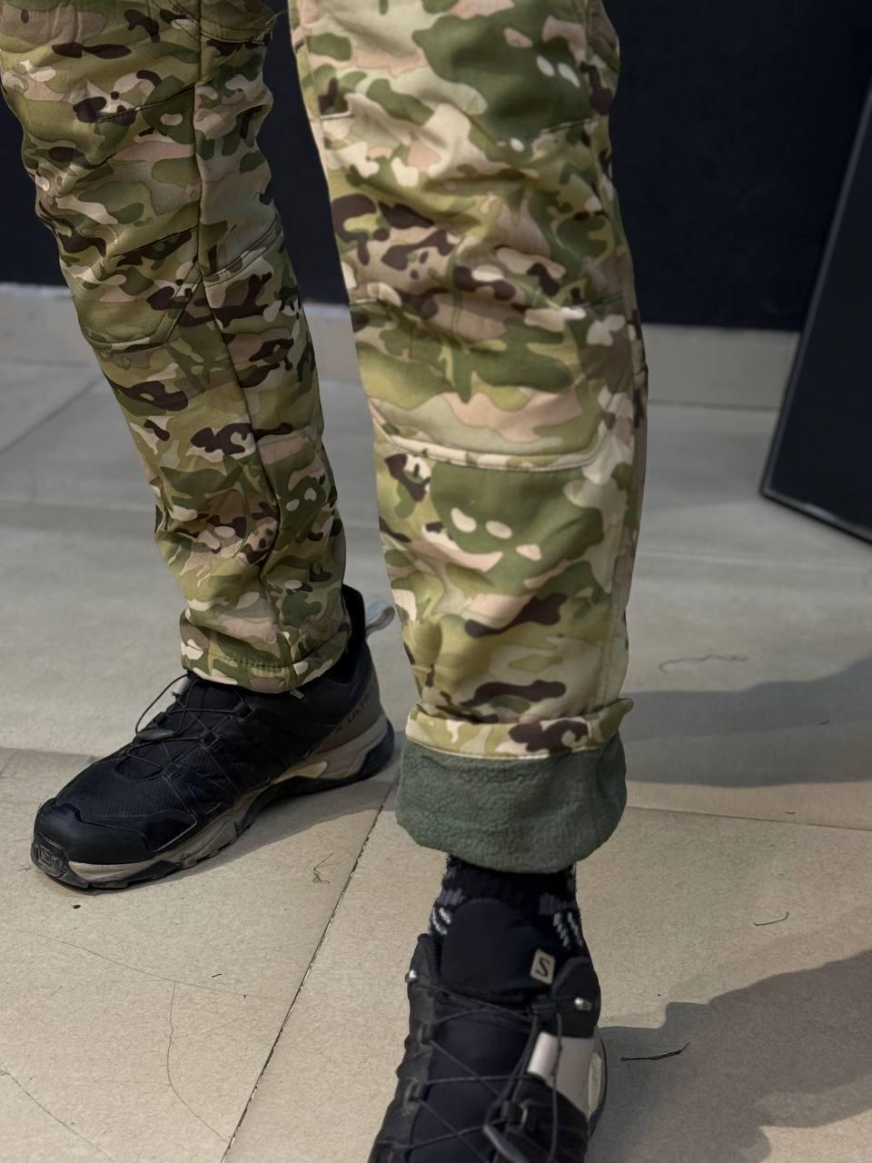 Костюм Утеплений Soft Shell Мультикам на флісі Qutdoor Equipment - Зображення 7