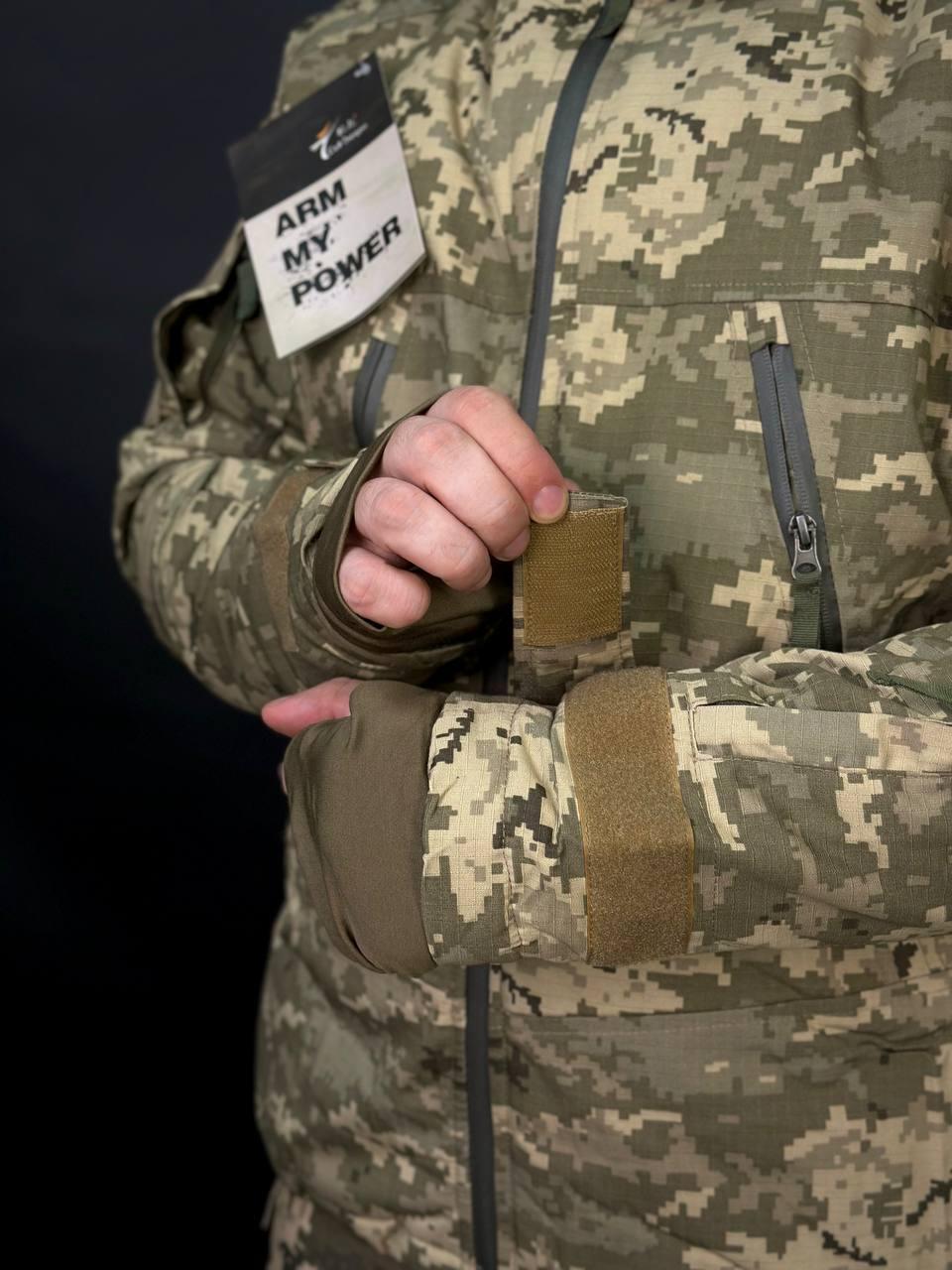 Тактична військова тепла зимова куртка Call Dragon 3.0 на Omni Heat Піксель - Зображення 11