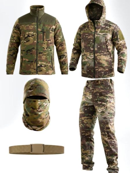 Тактичний костюм softshell 5в1 lunar мультикам