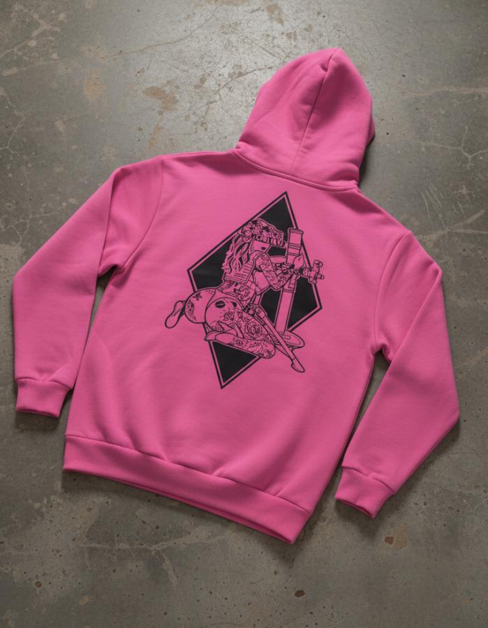 Мілітарі худі на флісі genesis mina pink - Зображення 4