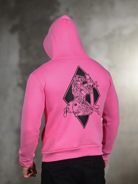 Мілітарі худі на флісі genesis mina pink