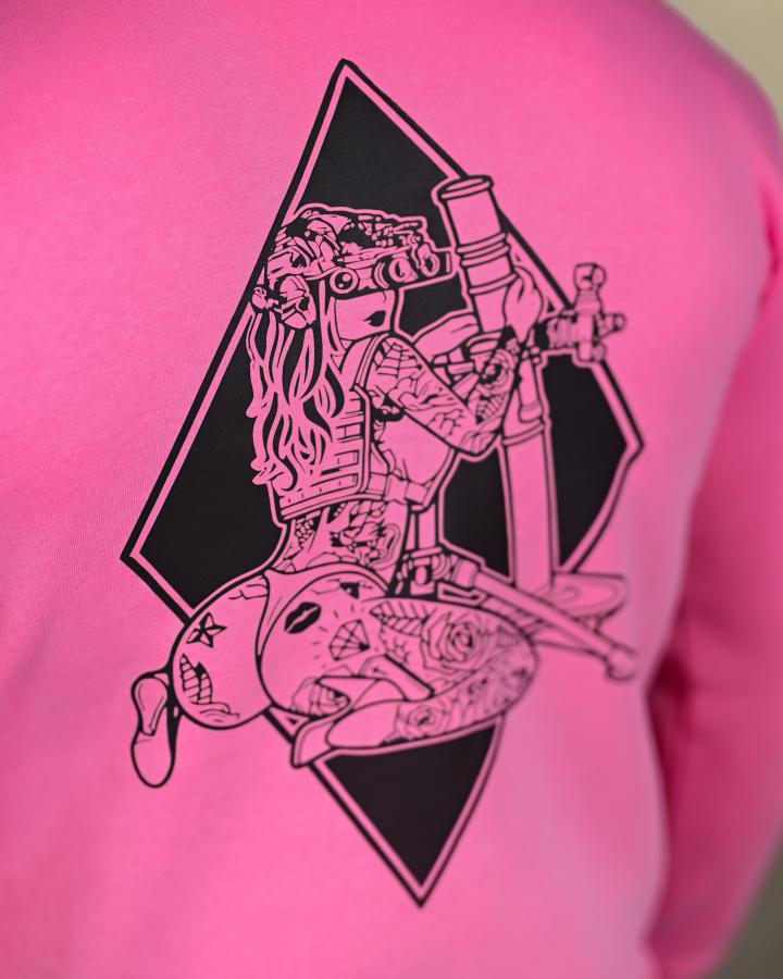 Мілітарі худі на флісі genesis mina pink - Зображення 2