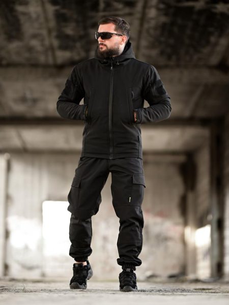 Зимній тактичний костюм progress 7.62 чорний