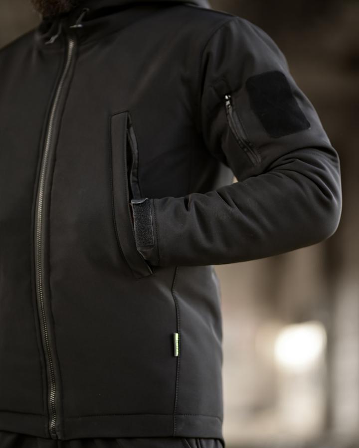 Зимній тактичний костюм progress 7.62 чорний - Зображення 6