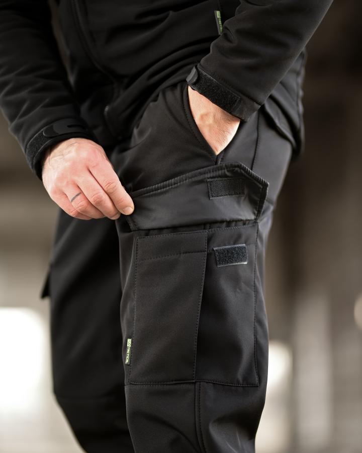 Зимній тактичний костюм progress 7.62 чорний - Зображення 4