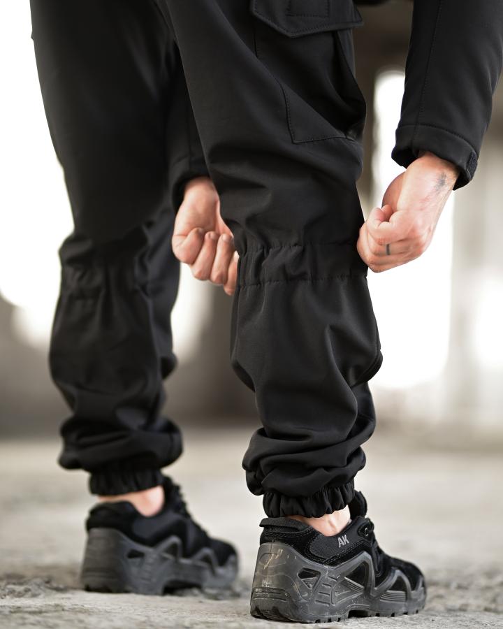 Зимній тактичний костюм progress 7.62 чорний - Зображення 2