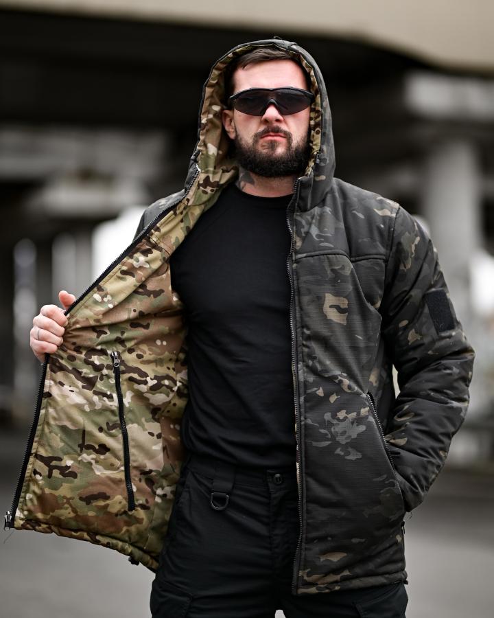 Зимня двостороння тактична куртка chameleon - Зображення 2