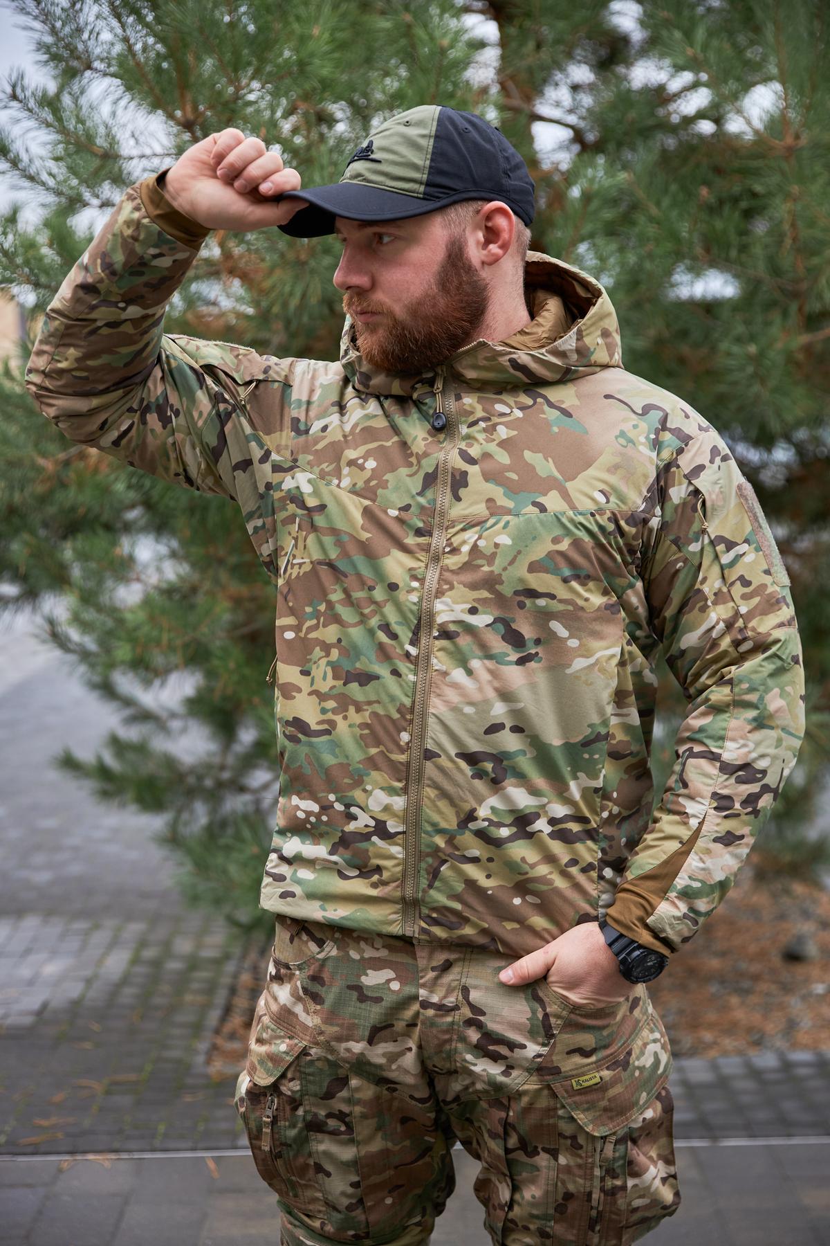 Куртка зимова, мікро пуховик YINREN WolfHound Multicam (мультикам) - Зображення 10
