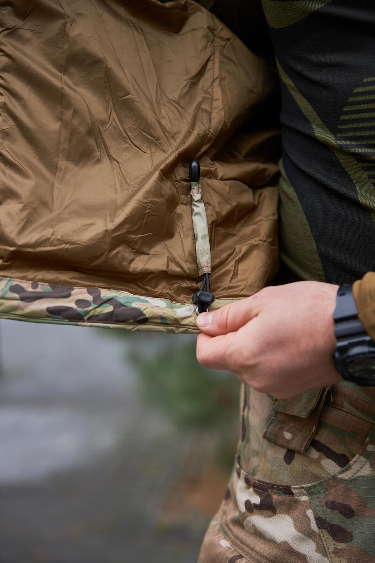 Куртка зимова, мікро пуховик YINREN WolfHound Multicam (мультикам) - Зображення 6