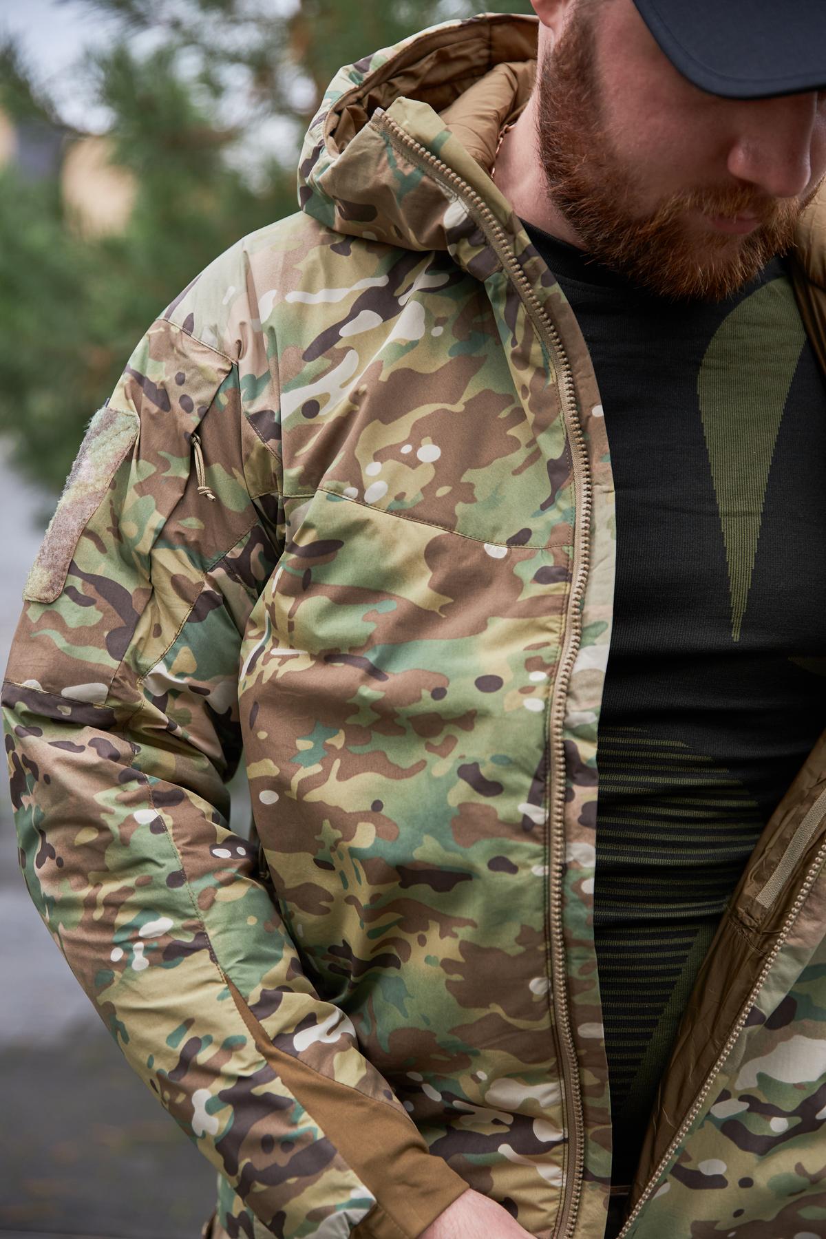 Куртка зимова, мікро пуховик YINREN WolfHound Multicam (мультикам) - Зображення 8