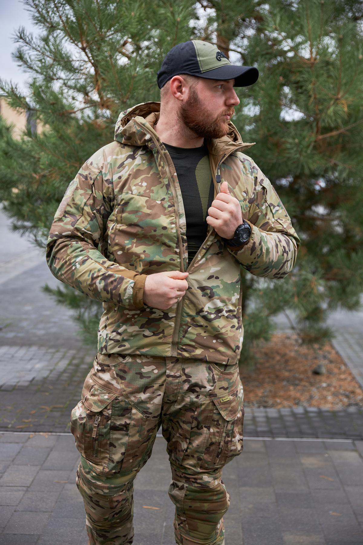 Куртка зимова, мікро пуховик YINREN WolfHound Multicam (мультикам) - Зображення 2