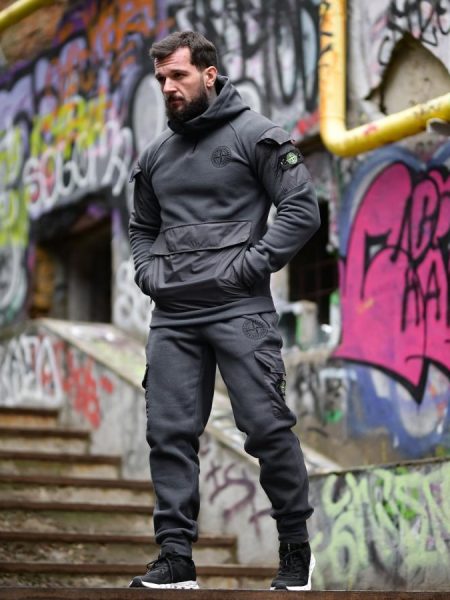 Флісовий костюм island stone grafit